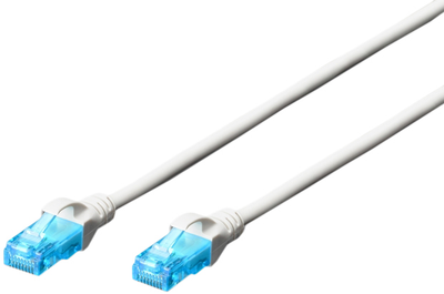 Патч-корд Digitus CAT5e UTP 3 м AWG 45133 CCA PVC Сірий (DK-1512-030)