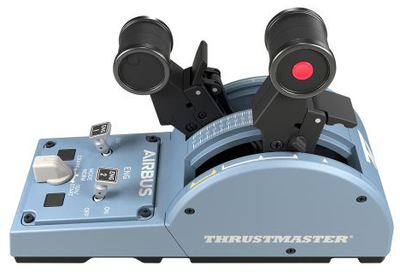 Важіль керування двигуном Thrustmaster TCA Quadrant Airbus Edition Black/Blue (2960840)