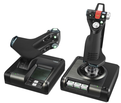 Контроллер для игровых симуляторов Logitech G Pro X52 Flight Control System (945-000003)