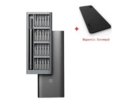 Отвертка Xiaomi MiJia Precision Screwdriver + 24 насадки MJJXLSD002QW + Магнитный коврик