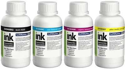 Комплект чернил ColorWay для Epson L/XP/R/RX/T/TX Series (B/C/M/Y) 4x200ml (CW-EW400SET02)