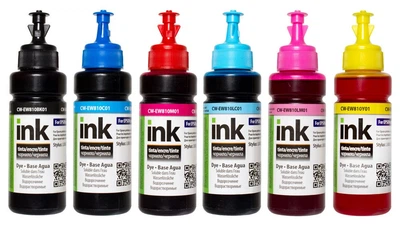 Комплект чернил ColorWay для Epson L800/L805/L810/L850 (B/C/M/Y/LC/LM) 6x100ml (CW-EW810SET01)