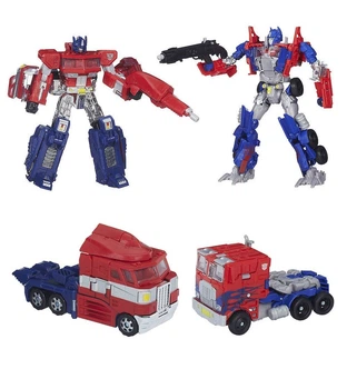Трансформеры Эволюция Оптимус Праймы Transformers: Age of Extinction Optimus Prime Evolution 2-Pack Hasbro