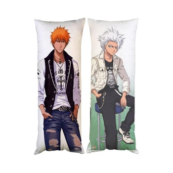 Дакимакура декоративная подушка для обнимания Ичиго Тосиро / Тоширо Bleach / Блич двухсторонняя 30*60