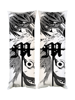 Подушка дакимакура Лайт Кира Мэлло Тетрадь смерти декоративная ростовая подушка для обнимания 30*60