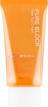 Солнцезащитный крем для лица A'Peu Pure Block Natural Daily Sun Cream SPF50 50 мл