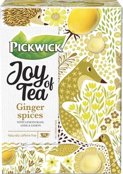 Чай травяной Pickwick Joy of Tea Ginger Spices в пакетиках 1.75 г х 15 шт Имбирно-пряный