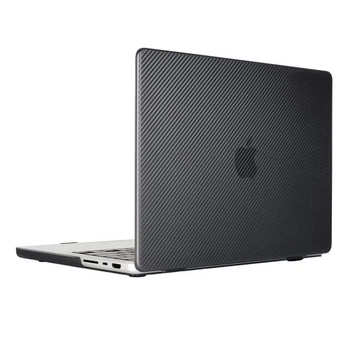 Чехол-накладка CasePro Carbon Fiber Black для MacBook Pro 14” M5 | M4 | M3 | M2 | M1 (2021-2026)