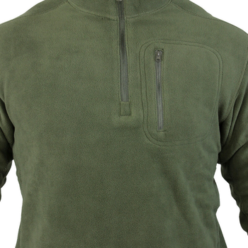 Флисовый пуловер Condor 1/4 Zip Fleece Pullover 607 XX-Large, Олива (Olive)