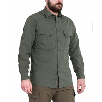 Тактична сорочка Pentagon Plato Shirt K02019 Medium, Camo Green (Сіро-Зелений)