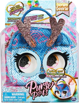 Детская мини-сумочка Spin Master кошелек Джинсовый олень Purse Pets Denim Deerie