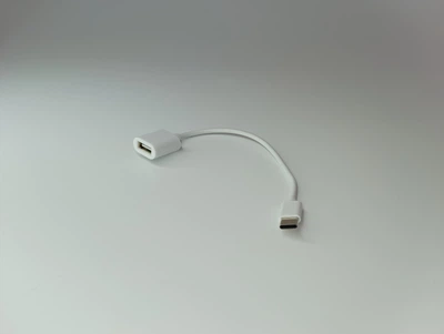 Адаптер OTG USB - Type-C Белого цвета переходник для подключения USB накопителя Мыши Клавиатуры к мобильному