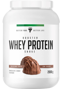 Białko Trec Nutrition Booster Whey Protein 2000 g Jar Chocolate-Candy (5902114018351)