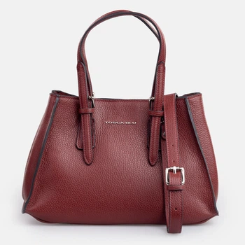 Сумка шопер жіноча шкіряна Tosca Blu Bruges TF22LB441-C23 Bordeaux (8050035401664)