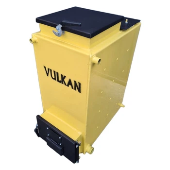 Шахтный котел Холмова нижнего горения Vulkan 7 кВт с верхней загрузкой
