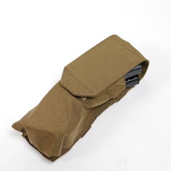 Тактичний підсумок під 2 магазина АК Cordura 1000D GU Double Mag Pouch Coyote (KS34565444756)