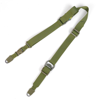 Ремінь 2-точковий Gun Sling G-2 з пряжкою швидкого регулювання Triple-X Olive (KS455465746576)