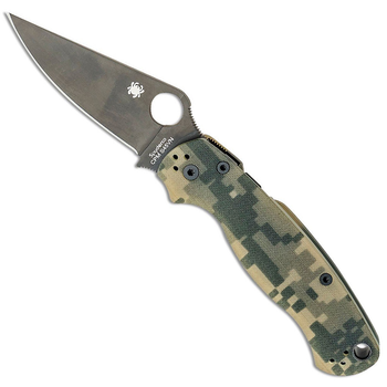 Складной нож Spyderco Para-Military 2 Black Blade camo C81GPCMOBK2