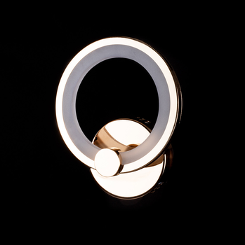 Современный LED светильник Бра 18W круглое золотистого цвета SL-5332/1W FG Svet