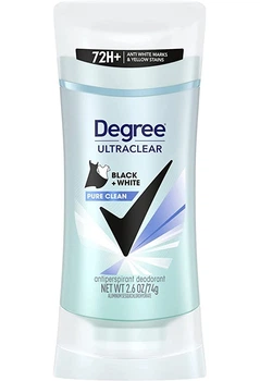 Дезодорант антиперспирант Degree UltraClear Black+White Pure Clean стик женский 74 г