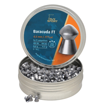Кулі H&N Baracuda FT 4.50мм, 0.62г, 400шт