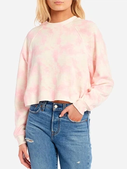 Свитшот на флисе женский Levi's 354138098 XXL Розовый с принтом (1159781767)