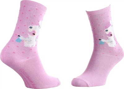 Носки Disney Lapins Cretins 13849251-5 35-41 Темно-розовые (3349610000329)