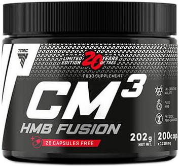 Kompleks przedtreningowy Trec Nutrition CM3 HMB Fusion 200 kapsułek (5902114042561)