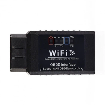 Діагностичний адаптер сканер OBD ELM327 Wifi IOS Android 1.5v OBDII PIC 18k25k80