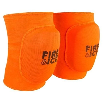 Спортивний наколінник для волейболу помаранчевий (2 шт) World Sport Fire&Ice розмір L