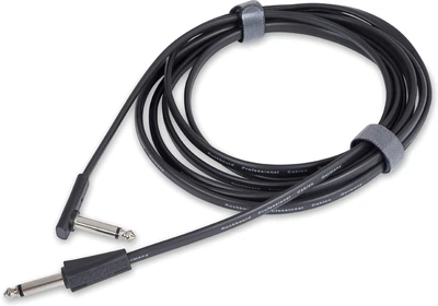 Інструментальний кабель RockBoard Flat Instrument Cable, Straight/Angled 300 см (RBO CAB FL 300BLK SA)