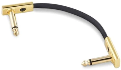 Инструментальный патч-кабель RockBoard Gold Series Flat Patch Cable 10 см (RBO CAB PC F 10 GD)