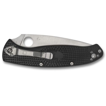 Ніж Spyderco Resilience FRN напівсерейтор Чорний (1013-87.14.96)