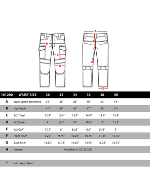 Военные тактические штаны PALADIN TACTICAL PANTS 101200 32/32, Чорний