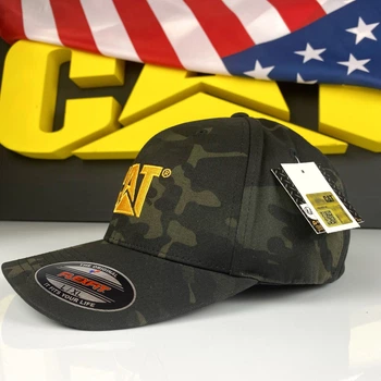 Бейсболка CAT Trademark Flexfit Trucker - Night Camo L-XL