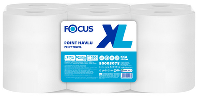 Бумажные полотенца Focus XL Centerpulle 100% Cellulose 1 слой 1000 листов 6 шт (8690536025770)
