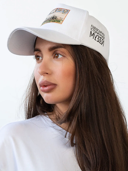 Кепка женская летняя One by One Леополіс 00000019088 One Size Белая (One2000000223711)