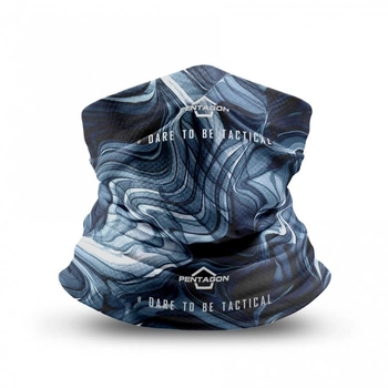 Многофункциональный шарф баф Pentagon Skiron Neck Gaiter Liquid K14013-LI Блакитний