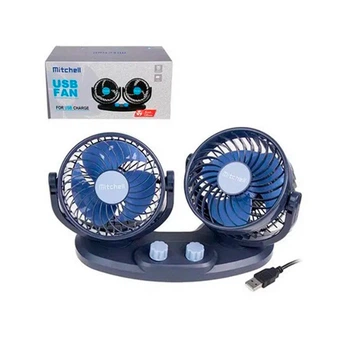 Вентилятор двойной Mitchell 5' HX-U901 5V USB
