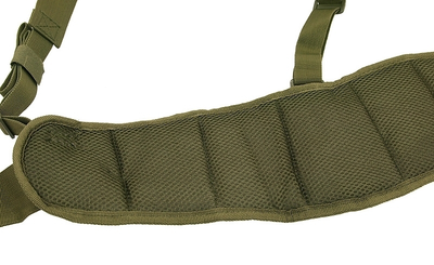 Пояс 8Fields Padded Patrol Belt With Suspenders Olive Тактический