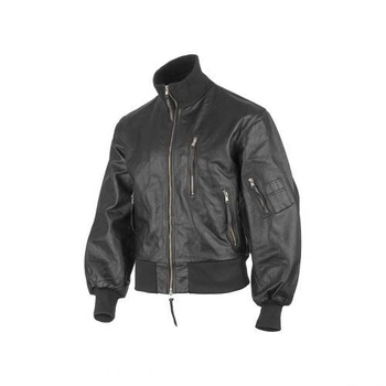 Куртка кожаная Бундесвер Sturm Mil-Tec Black 50 (Черный)