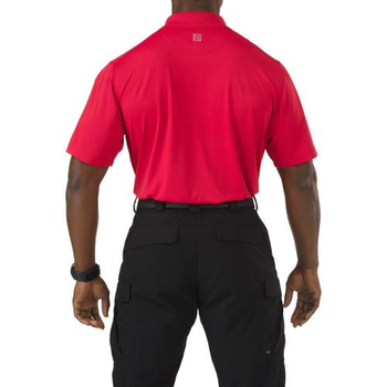 Футболка поло 5.11 Pinnacle Short Sleeve Polo 5.11 Tactical Range Red M (Красный) Тактическая