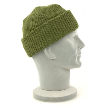 Шапка акриловая крупной вязки Beanie Cap Sturm Mil-Tec Olive (Олива)