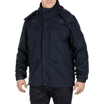 Куртка демісезонна Tactical 3-in-1 Parka 2.0 Tall 5.11 Tactical Dark Navy M (Темно-синій) Тактична