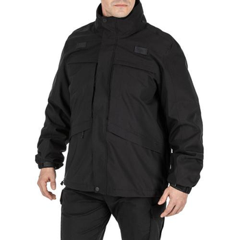 Куртка демисезонная Tactical 3-in-1 Parka 2.0 Tall 5.11 Tactical Black M (Черный)