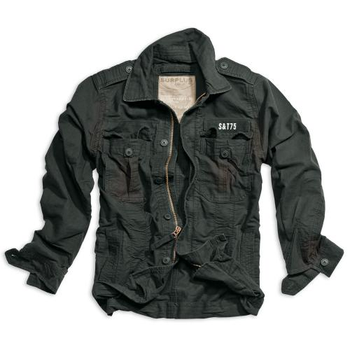 Куртка Surplus Heritage Урожай Jacket Surplus Raw Vintage Black 2XL (Чорний)