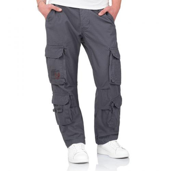 Штаны SURPLUS AIRBORNE TROUSERS SLIMMY Surplus Raw Vintage Anthracite, L (Антрацит) Тактические