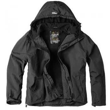 Куртка Surplus Zipper Windbreaker Raw Vintage Black M (Черный)