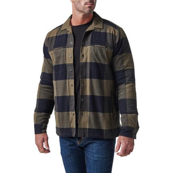 Куртка демісезонна Tactical Seth Shirt Jacket 5.11 Tactical Ranger Green Plaid M (Зелений)