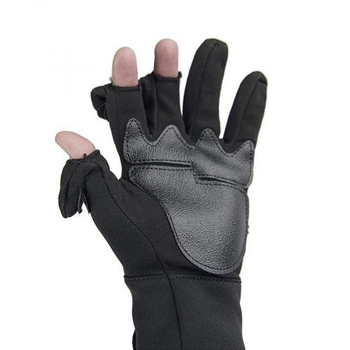 Перчатки Sturm Mil-Tec Neoprene/Amaro Shooting Gloves Sturm Mil-Tec Black XL (Черный) Тактические